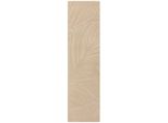 Wollteppich Leven, Floral, Beige, 60 X 230 Cm