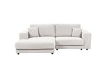 3-SITZER-ECKSOFA Cremeweiß Linksseitig Lofoten