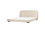 Polsterbett Mit Lattenrost 180X200 Cm Beige Roisel