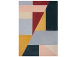 Wollteppich Deben, Geometrisch, Kontrast-Bunt, 200 X 290 Cm