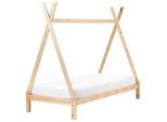 Kinderbett 90X200 Cm Heller Holzfarbton Devay