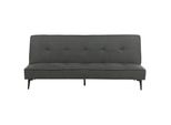 3-SITZER-SCHLAFSOFA Dunkelgrau/Schwarz Essvik