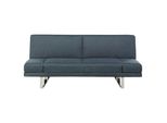2-SITZER-SCHLAFSOFA Polyester Blau York