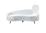 3-SITZER-SOFA Bouclé Weiß/Schwarz Savar