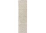 Wollteppich Leven, Abstrakt, Beige, 60 X 230 Cm
