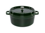 Staub La Cocotte 26Cm Rund BasilikumgrüN, Gusseisen