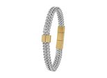 Armband Amor, Edelstahlfarben, Gelbgoldfarben, ArmbäNder, Herren, 22Cm, Edelstahl, Armband