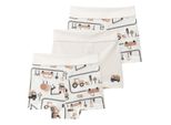 3 Baby Boxer mit Baufahrzeugen
