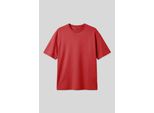 Oversized Baumwollmix Rundhals-T-Shirt