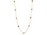 Kette Mit AnhäNger Celesta "375 Gelbgold Mit Zirkonia Bunt", Gelb, Halsketten, Damen, 42/45Cm, Gold, L: 45, GläNzend