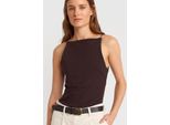 Slim-Fit Halterneck Jerseytop