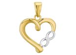 KettenanhäNger Amor "Heart", Gold (Gelbgoldfarben), SchmuckanhäNger, Damen, Gelbgold 375, 0,85 G, KettenanhäNger