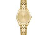 Quarzuhr Lacoste "Tuilerie", Gold (Goldfarben), Armbanduhren, Damen, Quarzuhr, Armbanduhr, Damenuhr, Glaskristalle, Edelstahlarmband, Analog