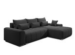 Ecksofa L Form Rivolli Schwarz 260/179/98 Cm – Modernes Sofa FüRs Wohnzimmer