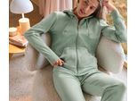 Tchibo - Nicki-Hausanzug - Damen - Gr. XL - grün