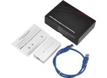 ezcap287P USB 3.0 HD Capture Card Videospiel-Recorder 1080P Live-Streaming-Konverter Plug and Play für XBOX One PS3 PS4 WII U Silber