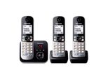 Panasonic KX-TG 6823 GB Trio schwarz Schnurloses Telefon