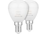 Philips Hue Led Luster E14 2Er 5,1W 470Lm White Color Amb. Bt