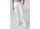 Damen-Fleece-Sweatpants Mit Geradem Bein