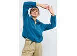 Oversized Half-Zip PlüSch Sweatshirt