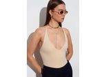 Schmal Geschnittenes Cut-Out Halter-Body