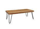 Wohnling WL1.512 Couchtisch Bagli Massivholz Akazie 60 Cm X 115 Cm X 40 Cm