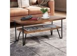 Couchtisch FineBuy Sofatisch 90X50X40 Cm Sheesham Massivholz Tisch Mit Stauraum