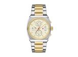 Chronograph Armani Exchange, Gold (Edelstahlfarben, Gelbgoldfarben), Armbanduhren, Herren, Chronograph, Quarzuhr, Armbanduhr, Herrenuhr, Edelstahlarmband, Analog, Tag