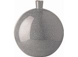 Tischvase Gilde "Vase Athina Rund", Grau, B:23Cm H:34Cm T:29Cm, Porzellan, Vasen