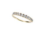 Goldring Firetti "Schmuck Geschenk Gold 333 Damenring Goldring" Gr. 19, Gold (Gelbgoldfarben, Kristallweiß), Fingerringe, Damen, 19, Gelbgold 333, 3Mm, Goldring, Mit Zirkonia (Synth.)