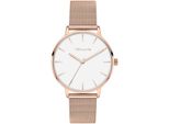 Quarzuhr Tamaris "TT-0003-MQ", RoséGoldfarben, Armbanduhren, Damen, Quarzuhr, Armbanduhr, Damenuhr, Edelstahlarmband, Analog