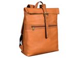 Benthill Rucksack aus Echt-Leder - Kurierrucksack Fahrradrucksack Trekkingrucksack - Damen Herren Leder-Rucksack