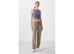 Hose Im Palazzo-Stil Mit Weitem Bein