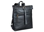 Benthill Rucksack aus Echt-Leder - Kurierrucksack Fahrradrucksack Trekkingrucksack - Damen Herren Leder-Rucksack