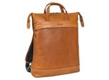 Benthill Rucksack Echt Leder Echt-Leder - Kurierrucksack Fahrradrucksack Trekkingrucksack - Damen Herren Rucksack - Lederrucksack