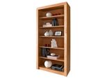 BüCherregal Vogl MÖBelfabrik "Toronto", Braun (Wildeiche Teilmassiv), B:90Cm H:191Cm T:42Cm, Regale, BüCherregal, In 2 HöHen, Breite 90 Cm, Teilmassiv, Made In Germany