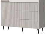 Kommode Arysa In Beige Kaschmir 92/126/41 Cm