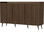 Sideboard Arysa In Braun Walnuss Holzoptik 92/150/41 Cm