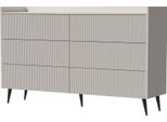 Kommode Arysa In Beige Kaschmir 92/150/41 Cm