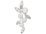 KettenanhäNger Jobo "AnhäNger Mit 8 Zirkonia", Silber (Silber 925), SchmuckanhäNger, Damen, Silber 925 (Sterlingsilber), KettenanhäNger, 925 Silber