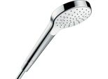 Hansgrohe Handbrause Croma Select S 1Jet Ecosmart 7 L/Min Weiss/Chrom, 26806400 26806400