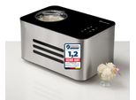 Sommertal Eiscreme Maschine ICE1500 3-in-1 Eismaschine, Milcheis & Sorbet, Eiscrememaschine aus Edelstahl mit Kühlhalte Funktion, Speiseeis zum selber machen, 1,5L, 150 W mit Kompressor