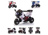 Kinder Elektromotorrad HP2 FB-6187, mit Musikfunktion, Spielzeugkorb, ab 3 Jahre schwarz