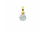 KettenanhäNger Adelia´S "AnhäNger 333 Gold ( 8K ) Mit Zirkonia – GoldanhäNger", Silber, SchmuckanhäNger, Damen, Mit Zirkonia, Gold, KettenanhäNger, GoldanhäNger