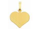 KettenanhäNger Adelia´S "Gravurplatte 333 Gold ( 8K ) – GoldanhäNger", Gold, SchmuckanhäNger, Damen, Gold, KettenanhäNger, GoldanhäNger