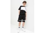T-Shirt Bonprix, Jungen, Gr. 176/182, Weiß, Schwarz Bedruckt, Schwarz, Obermaterial: 100% Baumwolle, Regular Fit, Shirts T-Shirt, Aus Reiner Baumwolle, Regular Fit, Kurzarm-Design