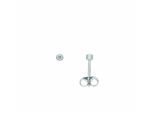 Paar OhrhäNger Adelia´s "Ohrstecker Ohrringe Edelstahl Mit Zirkonia", Silber, Ohrringe, Damen, Damen, Edelstahl, Edelstahlohrringe