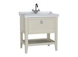 Vitra Valarte Set 80 Cm MöBelwaschtisch + Waschtischunterschrank 1 Vollauszug Elfenbein Matt,62182 62182