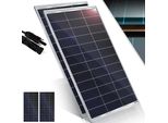 KESSER® Solarpanel Monokristallin Solarmodul Solarpanel - 18 V für 12 V Batterien, Photovoltaik - Solarzelle Solaranlage PV-Anlage Solar für Wohnwagen, Camping, Balkon, Gartenhäuser