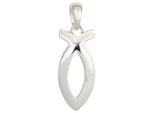 KettenanhäNger Jobo "AnhäNger Ichthys 17,7 Mm", Silber (Silber 925), SchmuckanhäNger, Damen, Silber 925 (Sterlingsilber), KettenanhäNger, 925 Silber Rhodiniert
